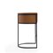 Manhattan Comfort Cosmopolitan Barstool in Camel and Black BS015-CL - alternate 3